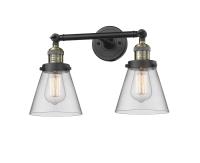LED Bath Vanity by Innovations - Franklin Restoration Collection, Black Antique Brass Finish - 208-BAB-G62-LED