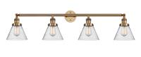 LED Bath Vanity by Innovations - Franklin Restoration Collection, Brushed Brass Finish - 215-BB-G44-LED