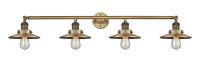 LED Bath Vanity by Innovations - Franklin Restoration Collection, Brushed Brass Finish - 215-BB-M4-LED