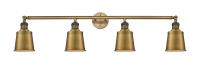 LED Bath Vanity by Innovations - Franklin Restoration Collection, Brushed Brass Finish - 215-BB-M9-BB-LED