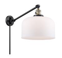 LED Swing Arm by Innovations - Franklin Restoration Collection, Black Antique Brass Finish - 237-BAB-G71-L-LED