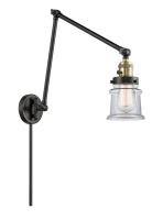 LED Swing Arm by Innovations - Franklin Restoration Collection, Black Antique Brass Finish - 238-BAB-G182S-LED