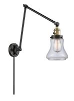 One Light Swing Arm by Innovations - Franklin Restoration Collection, Black Antique Brass Finish - 238-BAB-G192