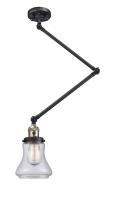 LED Swing Arm by Innovations - Franklin Restoration Collection, Black Antique Brass Finish - 238-BAB-G192-LED