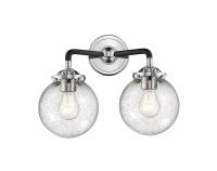 LED Bath Vanity by Innovations - Nouveau Collection, Black Polished Nickel Finish - 284-2W-BPN-G204-6-LED