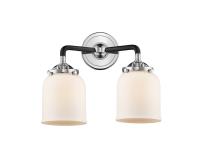 Two Light Bath Vanity by Innovations - Nouveau Collection, Black Polished Nickel Finish - 284-2W-BPN-G51