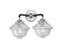 Two Light Bath Vanity by Innovations - Nouveau Collection, Black Polished Nickel Finish - 284-2W-BPN-G532