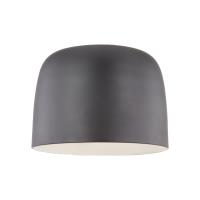 LED Flush Mount by Kuzco Lighting - Cayne Collection, Black/White Finish - FM44912-BK/WH