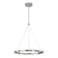 LED Pendant by Kuzco Lighting - Rezz Collection, Brushed Nickel Finish - PD63428-BN