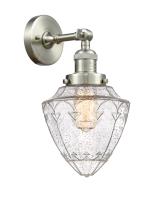 LED Wall Sconce by Innovations - Franklin Restoration Collection, Brushed Satin Nickel Finish - 203-SN-G664-7-LED