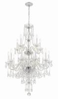 15 Light Chandelier by Crystorama - Traditional Crystal Collection, Polished Chrome Finish - 1155-CH-CL-MWP