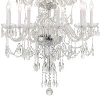 15 Light Chandelier by Crystorama - Traditional Crystal Collection, Polished Chrome Finish - 1155-CH-CL-MWP