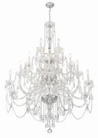 25 Light Chandelier by Crystorama - Traditional Crystal Collection, Polished Chrome Finish - 1156-CH-CL-MWP