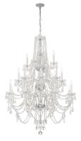 20 Light Chandelier by Crystorama - Traditional Crystal Collection, Polished Chrome Finish - 1157-CH-CL-MWP