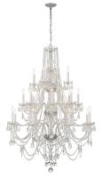 20 Light Chandelier by Crystorama - Traditional Crystal Collection, Polished Chrome Finish - 1157-CH-CL-MWP