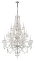 20 Light Chandelier by Crystorama - Traditional Crystal Collection, Polished Chrome Finish - 1157-CH-CL-MWP