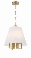 Four Light Mini Chandelier by Crystorama - Westwood Collection, Vibrant Gold Finish - 2254-VG