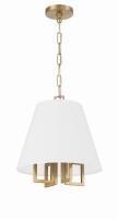 Four Light Mini Chandelier by Crystorama - Westwood Collection, Vibrant Gold Finish - 2254-VG