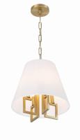 Four Light Mini Chandelier by Crystorama - Westwood Collection, Vibrant Gold Finish - 2254-VG