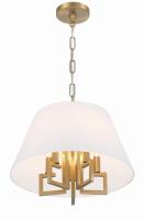 Five Light Mini Chandelier by Crystorama - Westwood Collection, Vibrant Gold Finish - 2255-VG