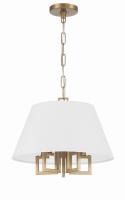 Five Light Mini Chandelier by Crystorama - Westwood Collection, Vibrant Gold Finish - 2255-VG