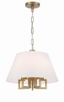 Five Light Mini Chandelier by Crystorama - Westwood Collection, Vibrant Gold Finish - 2255-VG