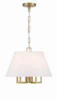 Five Light Mini Chandelier by Crystorama - Westwood Collection, Vibrant Gold Finish - 2255-VG