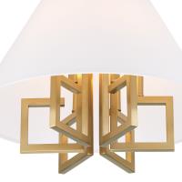 Six Light Chandelier by Crystorama - Westwood Collection, Vibrant Gold Finish - 2256-VG