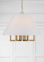 Six Light Chandelier by Crystorama - Westwood Collection, Vibrant Gold Finish - 2256-VG