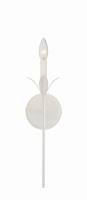 One Light Wall Sconce by Crystorama - Broche Collection, Matte White Finish - 531-MT
