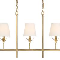 Five Light Chandelier by Crystorama - Broche Collection, Antique Gold Finish - 537-GA