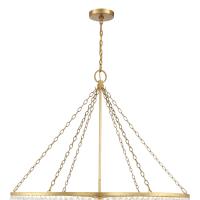 15 Light Chandelier by Crystorama - Rylee Collection, Antique Gold Finish - 614-GA