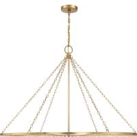 24 Light Chandelier by Crystorama - Rylee Collection, Antique Gold Finish - 618-GA