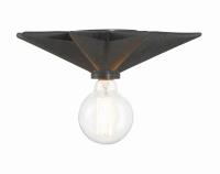 One Light Wall Sconce by Crystorama - Astro Collection, Black Finish - 9230-BK