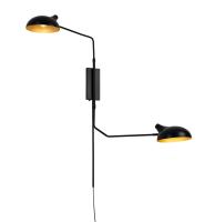 Two Light Wall Sconce by Z-Lite - Bellamy Collection, Matte Black Finish - 1942-2S-MB