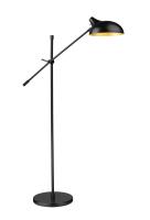 One Light Floor Lamp by Z-Lite - Bellamy Collection, Matte Black Finish - 1942FL-MB
