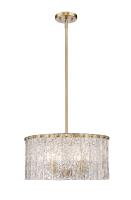 Five Light Pendant by Z-Lite - Glacier Collection, Modern Gold Finish - 1943P18-MGLD