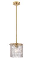 One Light Pendant by Z-Lite - Glacier Collection, Modern Gold Finish - 1943P8-MGLD