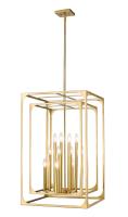 12 Light Chandelier by Z-Lite - Easton Collection, Rubbed Brass Finish - 3038-12RB