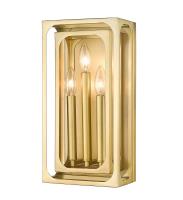Three Light Wall Sconce by Z-Lite - Easton Collection, Rubbed Brass Finish - 3038-3S-RB