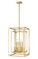 Eight Light Chandelier by Z-Lite - Easton Collection, Rubbed Brass Finish - 3038-8RB