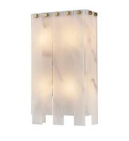 Four Light Wall Sconce by Z-Lite - Viviana Collection, Rubbed Brass Finish - 345-4S-RB