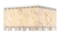 Nine Light Flush Mount by Z-Lite - Viviana Collection, Polished Nickel Finish - 345F20-PN