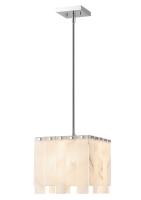 One Light Pendant by Z-Lite - Viviana Collection, Polished Nickel Finish - 345P12-PN