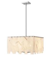Eight Light Chandelier by Z-Lite - Viviana Collection, Polished Nickel Finish - 345P20-PN