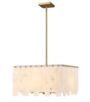 Eight Light Chandelier by Z-Lite - Viviana Collection, Rubbed Brass Finish - 345P20-RB