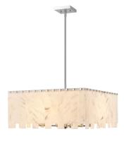 Eight Light Chandelier by Z-Lite - Viviana Collection, Polished Nickel Finish - 345P26-PN
