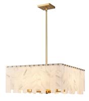 Eight Light Chandelier by Z-Lite - Viviana Collection, Rubbed Brass Finish - 345P26-RB