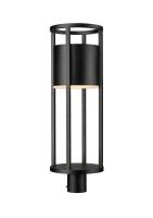 LED Outdoor Post Moun Fixture by Z-Lite - Luca Collection, Black Finish - 517PHB-BK-LED