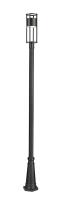 LED Outdoor Post Moun Fixture by Z-Lite - Luca Collection, Black Finish - 517PHM-519P-BK-LED